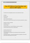 Nurs 235 Midterm Exam Questions And Answers 2025 Update&period;