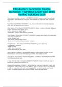 Introductory Sommelier Course Workbook &plus; Windows Exam With 100&percnt; Verified Solutions 2025