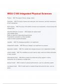 Correct Questions and solutions on WGU C165 Exam &lpar;OA&rpar; &lpar;A&plus; GRADED&rpar;