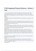 Revised standard exam on WGU C165  Physical Science &lpar;Integrated Version&rpar; Latest Update 2024&vert;2025&lpar;A&plus; GRADED&rpar;