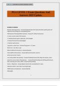 PGA LEVEL 1 Exam Questions And Answers 2025 Update&period;
