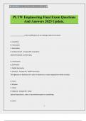 PLTW Engineering Final Exam Questions And Answers 2025 Update&period;