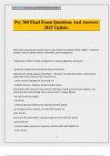 Psy 368 Final Exam Questions And Answers 2025 Update&period;