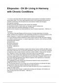 Eliopoulos - CH 29- Living in Harmony with Chronic Conditions QUESTIONS WITH DETAILED VERIFIED ANSWERS &lpar;100&percnt; CORRECT ANSWERS&rpar; &sol;ALREADY GRADED A&plus;