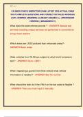 CA SMOG CHECK INSPECTOR EXAM LATEST 2025 ACTUAL EXAM  WITH COMPLETE QUESTIONS AND CORRECT DETAILED ANSWERS  &lpar;100&percnt; VERIFIED ANSWERS&rpar; &vert;ALREADY GRADED A&plus;&vert; &vert;&vert;PROFESSOR  VERIFIED&vert;&vert; &vert;&vert;BRANDNEW&excl;&excl;&excl;&vert;&vert; 