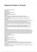 Eliopoulos Chapter 3- Diversity QUESTIONS WITH DETAILED VERIFIED ANSWERS &lpar;100&percnt; CORRECT ANSWERS&rpar; &sol;ALREADY GRADED A&plus;