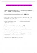 BBH Exam 2 Questions with 100&percnt; Verified Answers