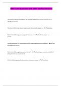 BBH Exam Questions with 100&percnt; Verified Answers