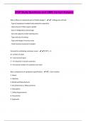 CFSP Study Questions and 100&percnt; Correct Answers