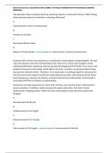 NUR 414 Final Exam QUESTIONS AND CORRECT DETAILED ANSWERS WITH RATIONALES &lpar;VERIFIED ANSWERS&rpar;
