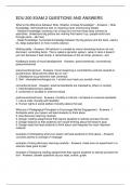 EDU 200 EXAM 2 QUESTIONS AND ANSWERS