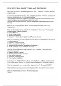 EDU 200 FINAL QUESTIONS AND ANSWERS