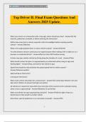 Top Driver IL Final Exam Questions And Answers 2025 Update&period;