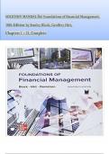 SOLUTION MANUAL For Foundations of Financial Management&comma; 18th Edition by Stanley Block&comma; Geoffrey Hirt&comma; All Chapters 1 to 47 Complete&comma; Verified Edition