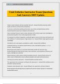 Utah Esthetics Instructor Exam Questions And Answers 2025 Update&period;