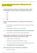 ATI&colon; AMS IMMUNE AND INFECTIOUS EXAM 2025 WITH 100&percnt; CORRECT ANSWERS