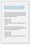 BSNC 1000 FINAL EXAM &lpar;Module 8-10&rpar; EXPERT VERIFIED   2025&sol;2026 ACTUAL COMPLETE REAL EXAM QUESTIONS &  ANSWERS FOR GUARANTEED PASS &vert; NEWEST UPDATE&period; 