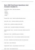 Nurs 358 Final Exam Questions And Answers Graded A&plus;&period;