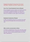 Champions Promulgated Contract Forms Test &lpar;Actual  2026&rpar; 75 Questions And 100&percnt; Verified Answers