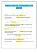 BUSA 4000- FINAL EXAM QUESTIONS WITH VERIFIED SOLUTIONS&period;