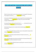 BUSA 4000 MIDTERM 1 EXAM QUESTIONS WITH CORRECT ANSWERS
