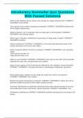 Introductory Sommelier Quiz Questions With Passed Solutions