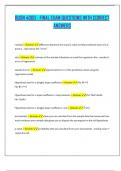 BUSN 4000 - FINAL EXAM QUESTIONS WITH CORRECT ANSWERS