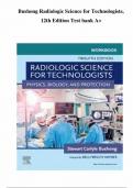 Test Bank For Radiologic Science for Technologists 12th Edition by Bushong&comma; Complete Guide Chapter 1-40&period;