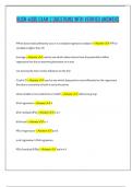 BUSN 4000 EXAM 2 QUESTIONS WITH VERIFIED ANSWERS