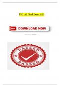 FSE 112 Final exam with complete solutions&sol;&sol;2025