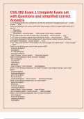 CSS 202 Exam 1 Complete Exam set with Questions and simplified correct Answers