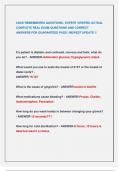 CSCE REMEMBERED QUESTIONS &sol; EXPERT VERIFIED ACTUAL  COMPLETE REAL EXAM QUESTIONS AND CORRECT   ANSWERS FOR GUARANTEED PASS &vert; NEWEST UPDATE &excl;&excl;