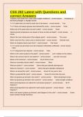 CSS 202 Latest with Questions and correct Answers