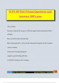 ILTS 155 Part 2 Exam Questions and Answers 100&percnt; pass