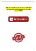 HESI RN EXIT Exam 150 Questions and Verified Answers &vert;&vert; LATEST VERSION FOR 2025&sol;26 &vert;&vert; Download PDF
