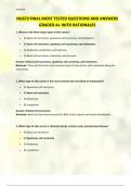 NU673 FINAL MOST TESTED QUESTIONS AND ANSWERS GRADED A&plus; WITH RATIONALES
