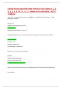 Sterile Processing Final Exam Practice Test Chapters 1&comma; 2&comma; 3&comma; 4&comma; 5&comma; 6&comma; 8&comma; 10&comma; 11&comma; 12&comma; 13 EXAM 2025-2026 Q&A LATEST VERSION