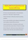 MKTG 4500 Bundled Exams Questions and Answers 100&percnt; Pass Guaranteed