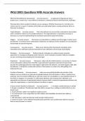 WGU D001 Questions With Accurate Answers