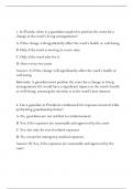 Florida Guardianship State Test-General Questions 7