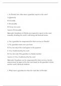 Florida Guardianship State Test-General Questions 1