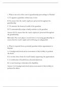 Florida Guardianship State Test-General Questions 2