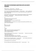 WGU D027 PATHOPHARM QUESTIONS WITH ACCURATE ANSWERS