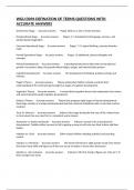 WGU D094 DEFINATION OF TERMS QUESTIONS WITH ACCURATE ANSWERS
