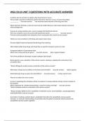 WGU D116 UNIT 3 QUESTIONS WITH ACCURATE ANSWERS
