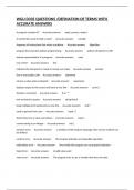 WGU D335 QUESTIONS &sol;DEFINATION OF TERMS WITH ACCURATE ANSWERS