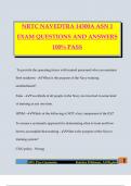 NRTC NAVEDTRA 14300A ASN 1 EXAM QUESTIONS AND ANSWERS 100&percnt; PASS