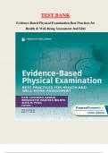 Test Bank for Evidence-Based Physical Examination Best Practices for Health & Well-Being Assessment 2nd Edition