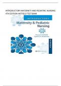 INTRODUCTORY MATERNITY AND PEDIATRIC NURSING 4TH EDITION HATFIELD TEST BANK