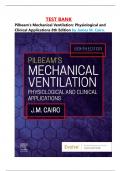 Test Bank For Pilbeam's Mechanical Ventilation&colon; Physiological and Clinical Applications 8th Edition by James M&period; Cairo